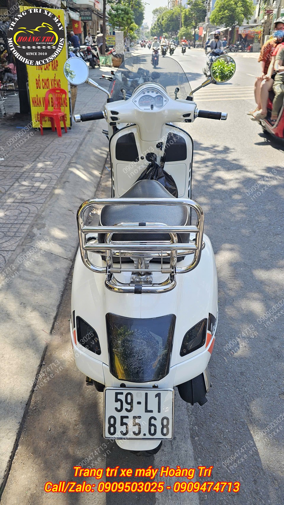 Baga sau tựa lưng Vespa GTS